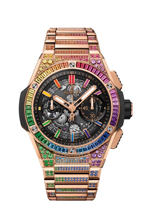 Hublot king gold rainbow